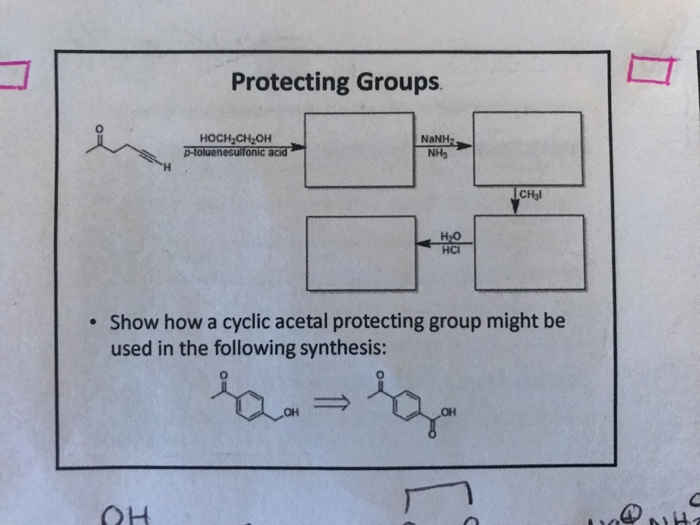 Solved Protecting Groups HOCH CH OH NH3 CHal но Show how Chegg