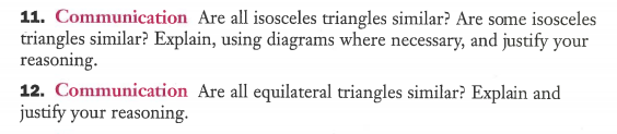 Solved Communication Are All Isosceles Triangles Chegg