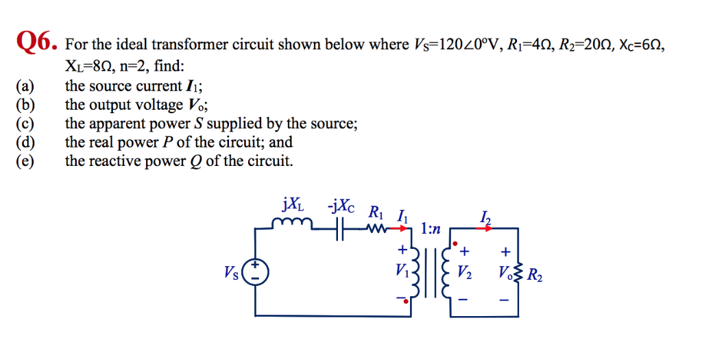 Solved For The Ideal Transformer Circuit Shown Below Where Chegg