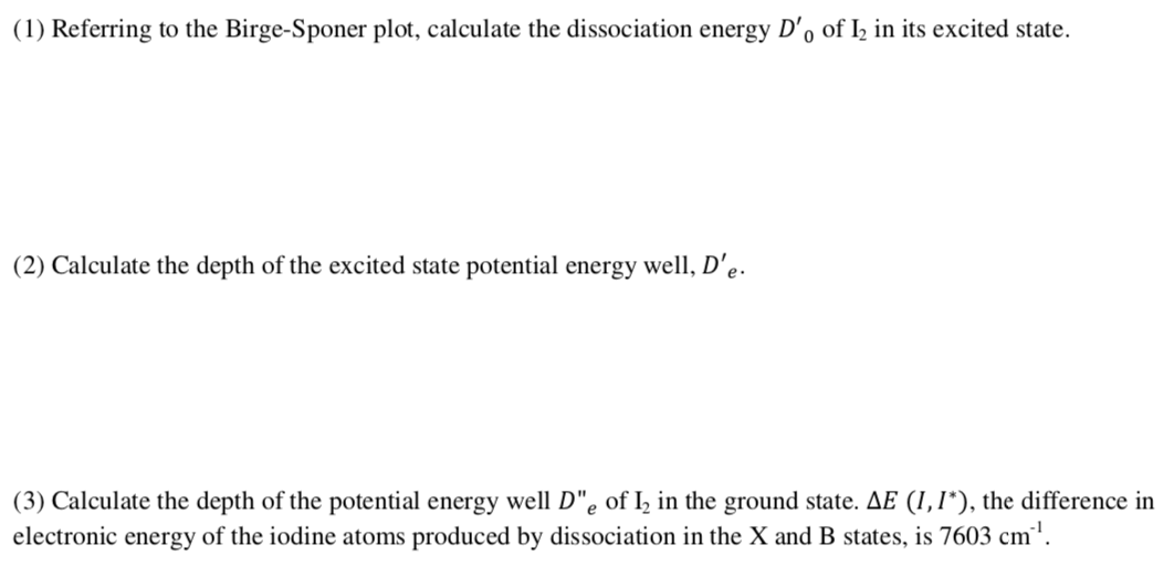 Solved For A Transition Arising From The Same Vibrational Chegg