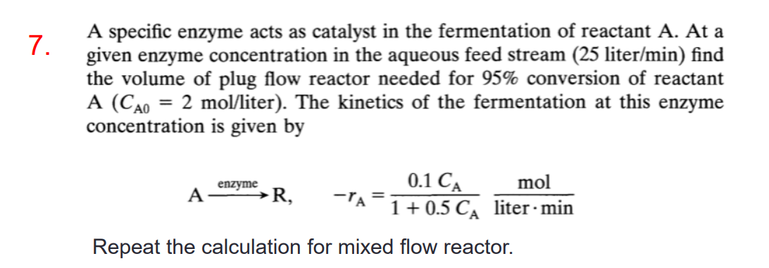 Solved A Specific Enzyme Acts As Catalyst In The Chegg