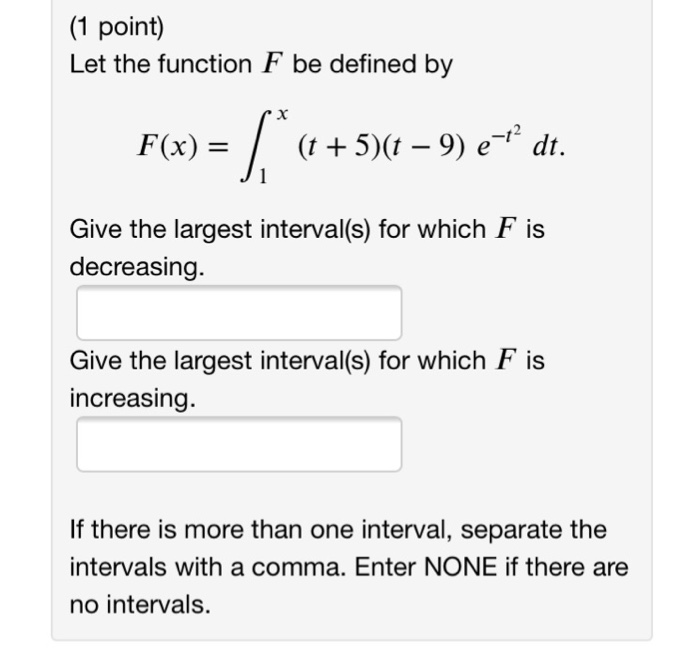 Solved Point Let The Function F Be Defined By Ox F X T Chegg