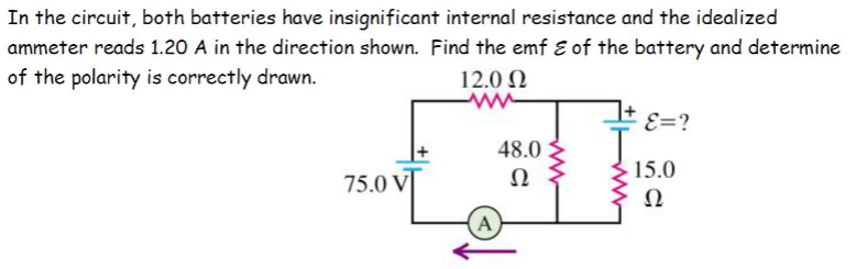 Solved In The Circuit Both Batteries Have Insignificant Chegg