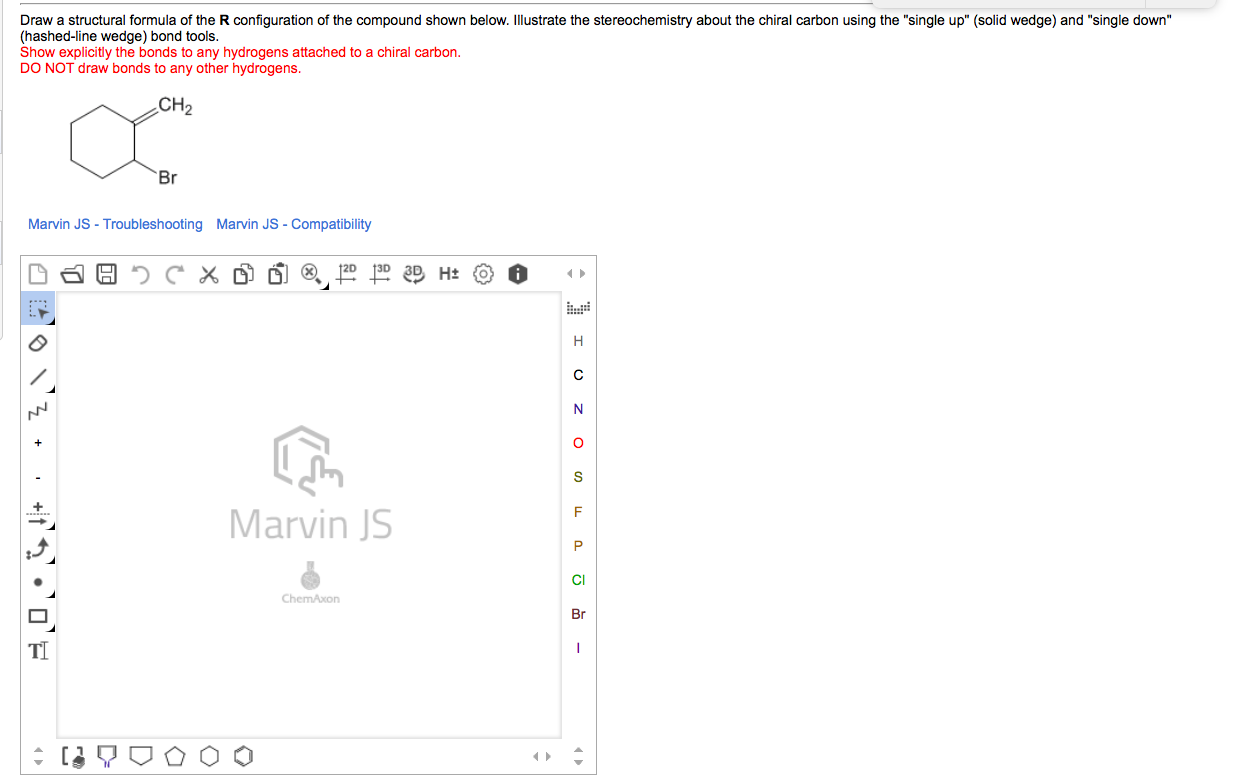 Solved Draw A Structural Formula Of The R Configuration Of Chegg