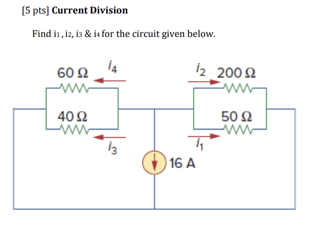 Solved Find I I I I For The Circuit Given Below Chegg