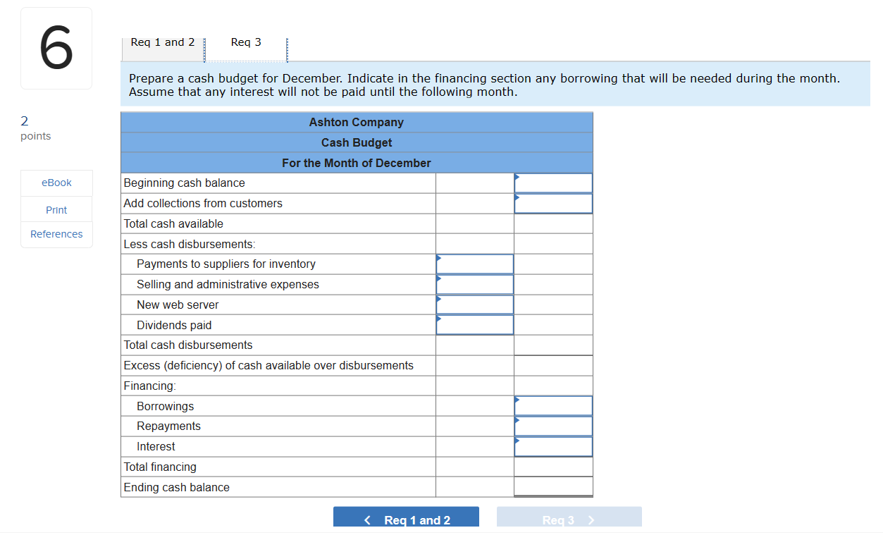 Solved Calculate The Expected Cash Collections For Chegg