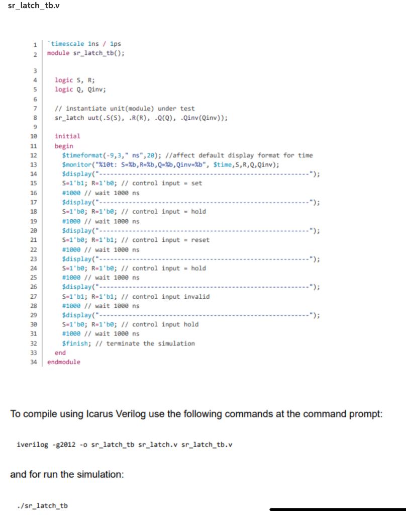 Solved Please Help Me Complete The Verilog Code For Chegg