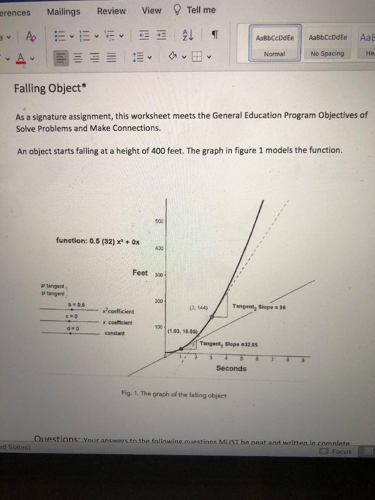 Solved Erences Mailings Review View Tell Me Aabbccddee Chegg