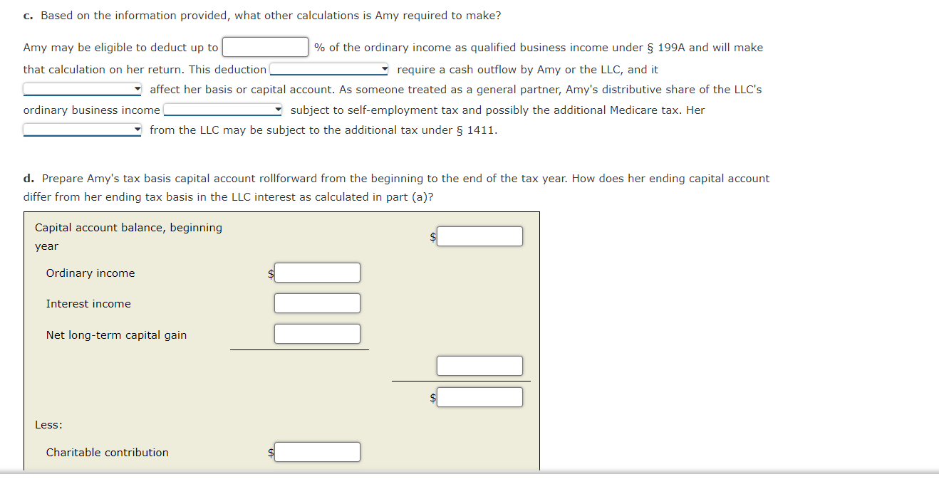 Solved Amy And Mitchell Share Equally In The Profits Chegg