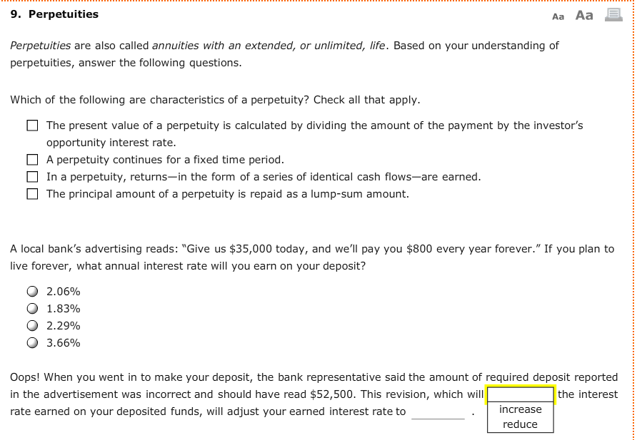 Solved Perpetuities Aa Aa Perpetuities Are Also Called Chegg