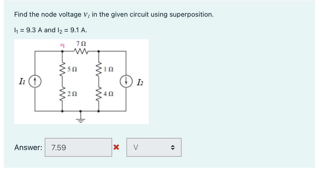 Solved Find The Node Voltage Vl In The Given Circuit Using Chegg