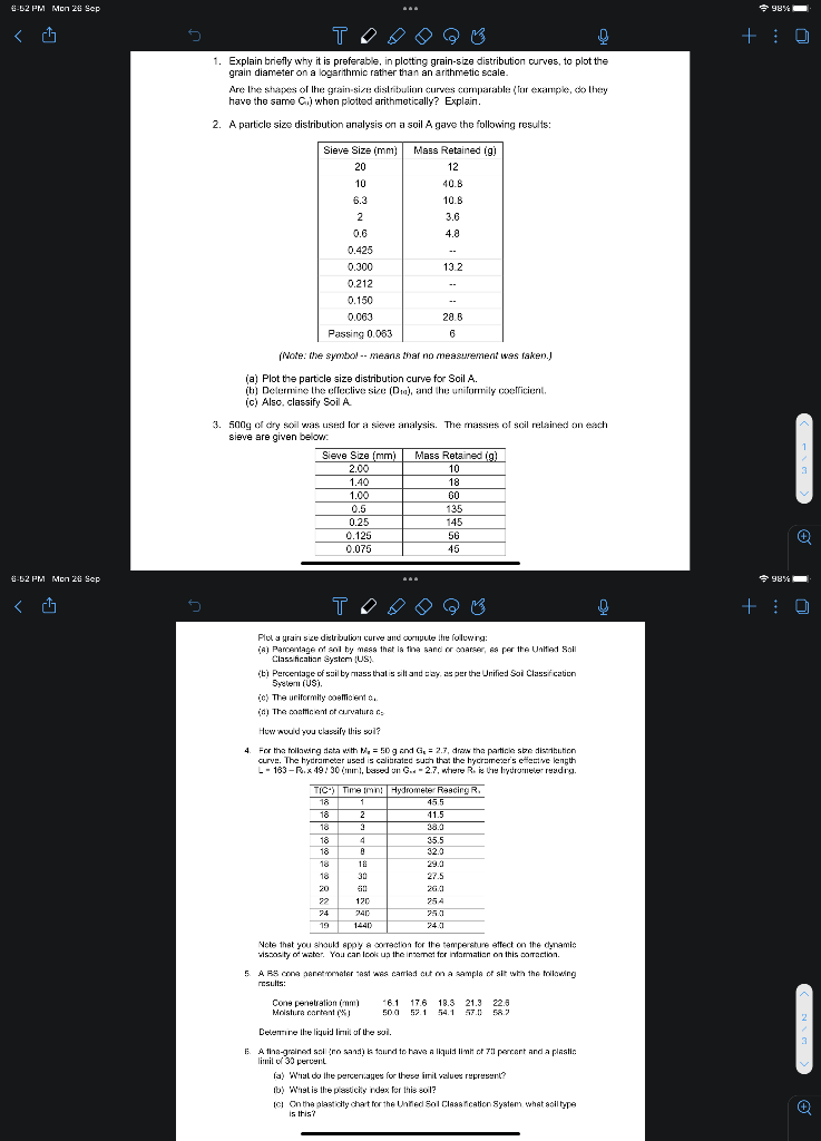 Solved 1 Explain Briefly Why It Is Preferable In Ploting Chegg