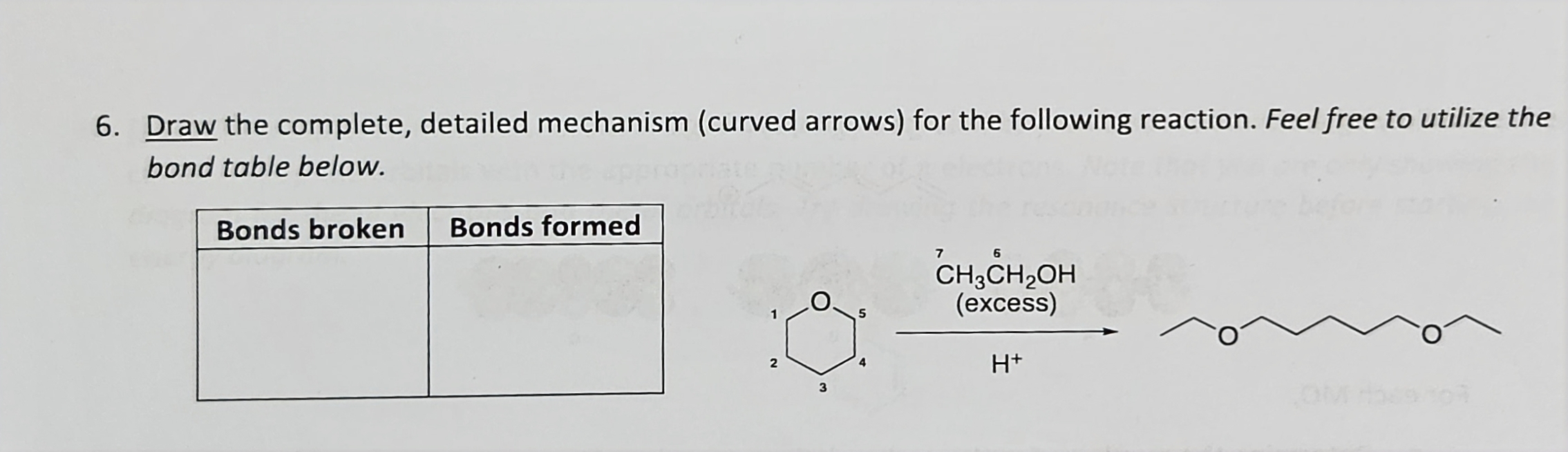 Solved Draw The Complete Detailed Mechanism Curved Chegg