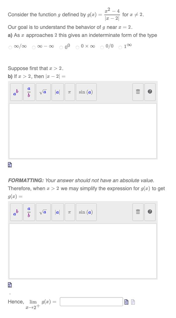 Solved Consider The Function G Defined By G X X X For Chegg