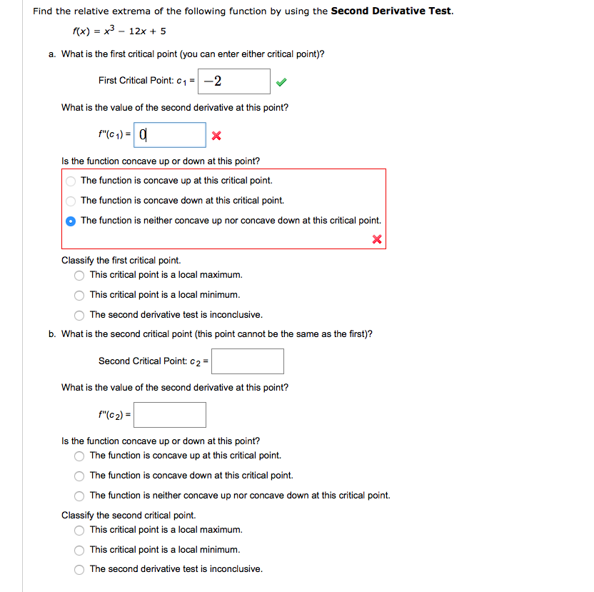 Solved Find The Relative Extrema Of The Following Function Chegg