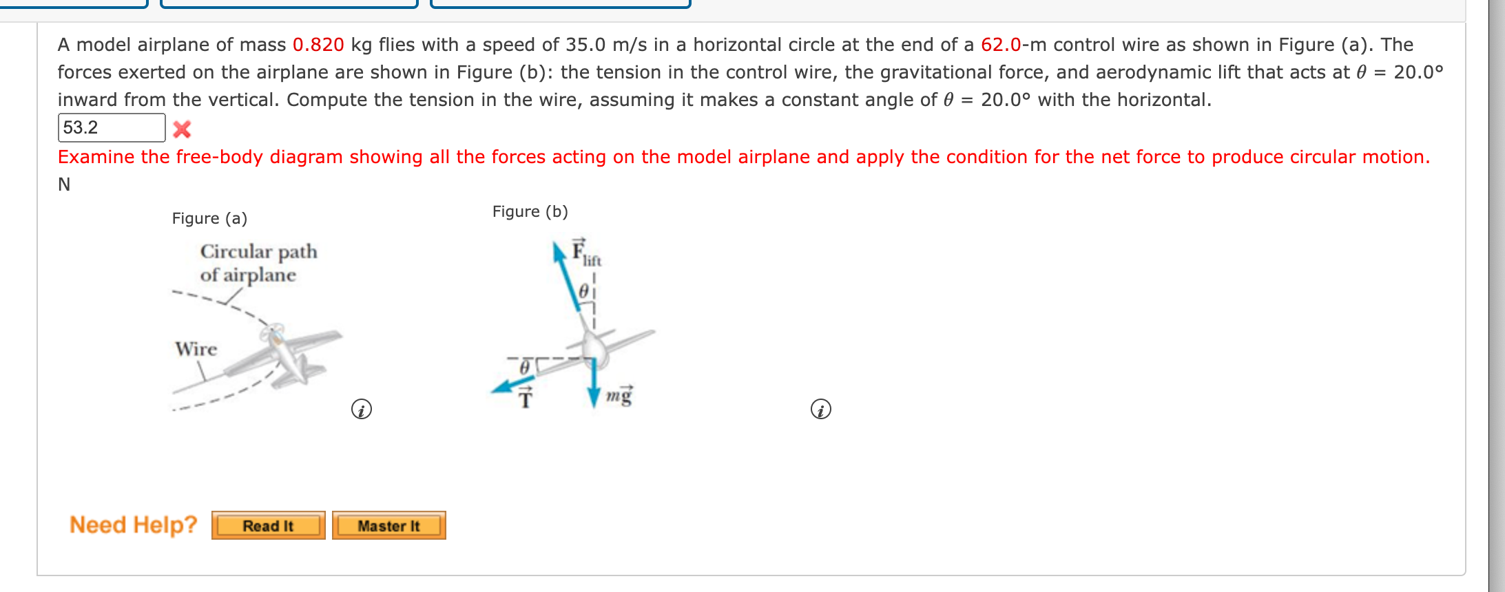 Solved A Model Airplane Of Mass Kg Flies With A Speed Chegg