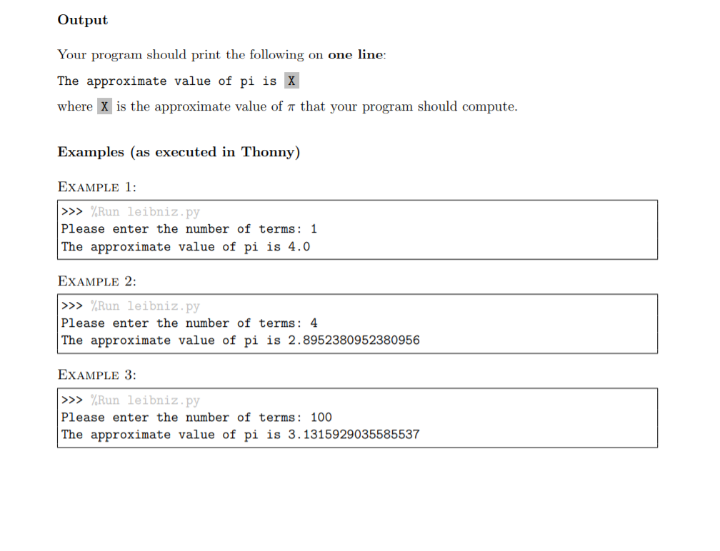 Solved Question Points The Leibniz Formula For Is Chegg