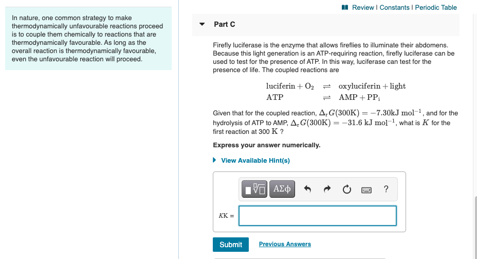 Solved Review Constants Periodic Table Part C In Nature Chegg