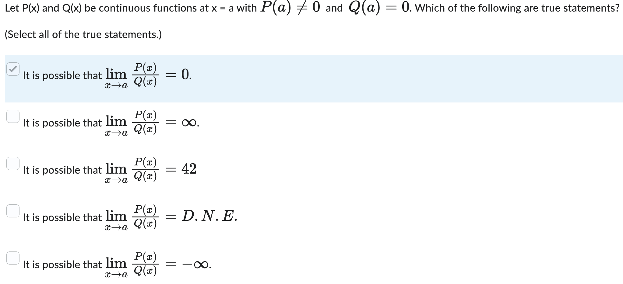 Solved Let P X And Q X Be Continuous Functions At X A Chegg