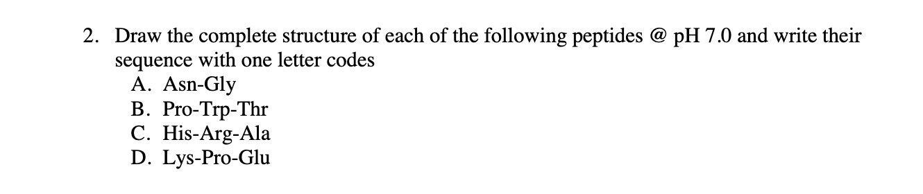 Solved Draw The Complete Structure Of Each Of The Chegg