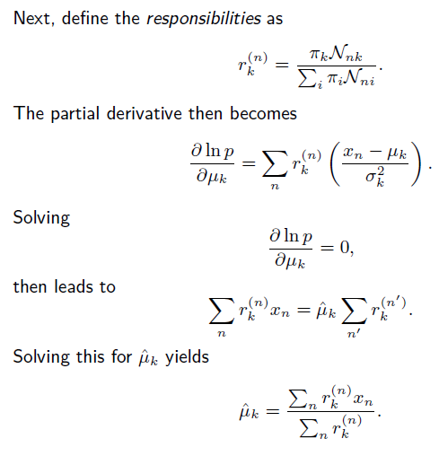 Solved Maximum Likelihood For A Mixture Of Univariate Chegg