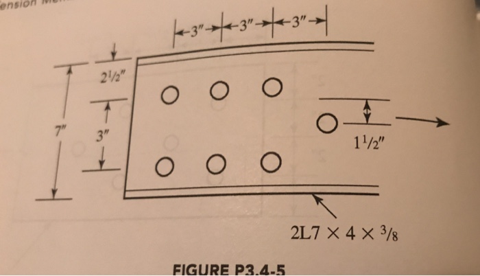 Solved A Double Angle Shape L S Is Used As A Chegg