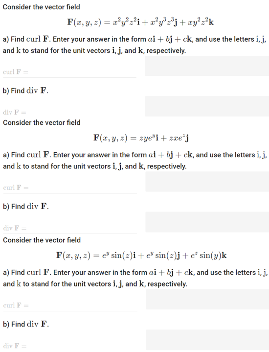 Solved Consider The Vector Field Chegg