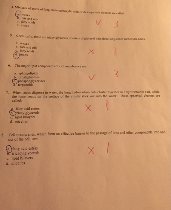 Mixtures Of Esters Of Longchain Carboxylic Acids