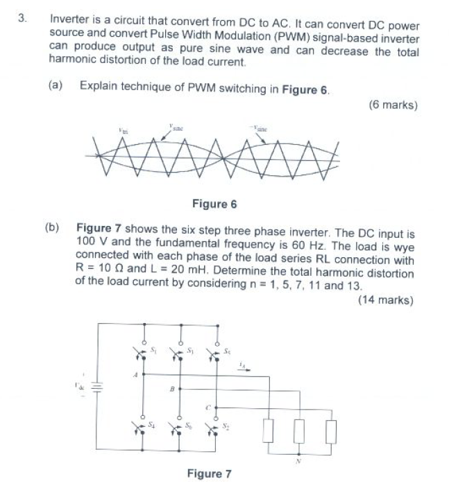 Solved Inverter Is A Circuit That Convert From Dc To Ac Chegg