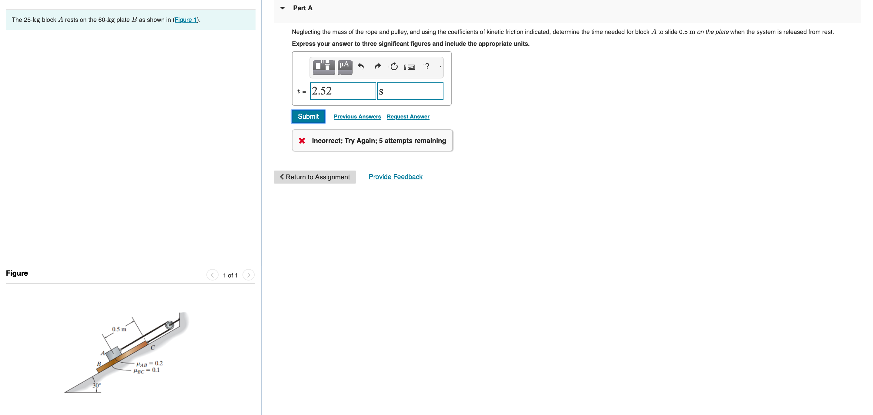 Solved The Kg Block A Rests On The Kg Plate B As Shown Chegg