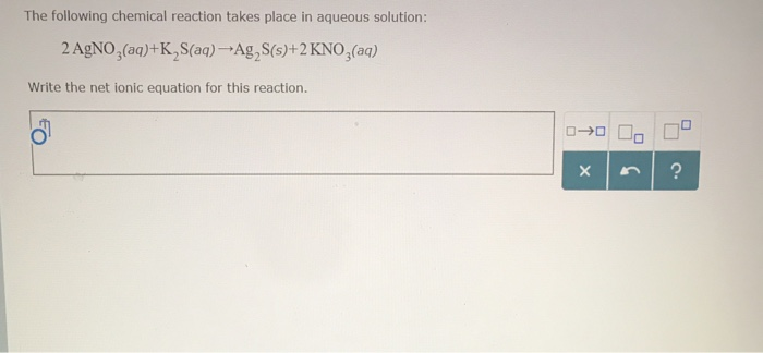 Solved The Following Chemical Reaction Takes Place In Chegg