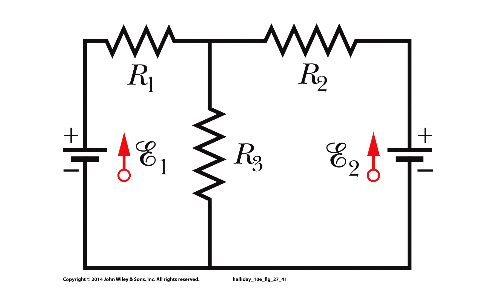 Solved The Figure Shows A Circuit Where The Battery E