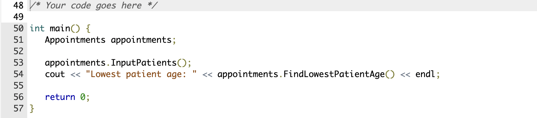 Solved The Program First Reads Integer PatientCount From Chegg