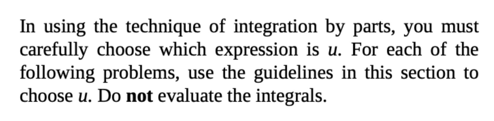 Solved In Using The Technique Of Integration By Parts You Chegg