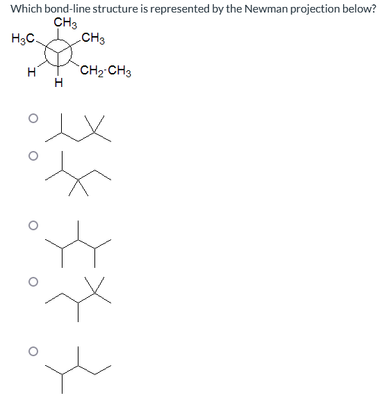 Solved Which Bond Line Structure Is Represented By The Chegg