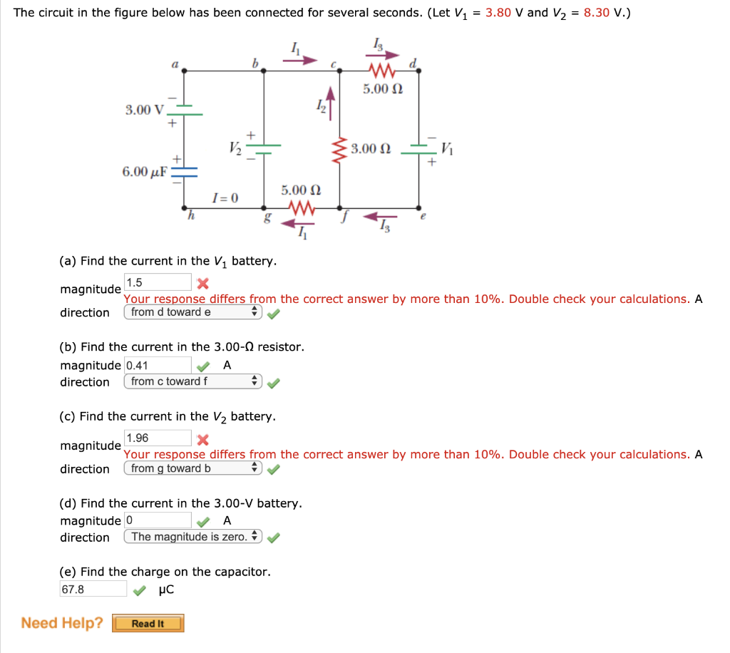 Solved The Circuit In The Figure Below Has Been Connected Chegg