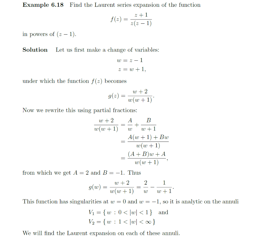 Solved HW Find The Laurent Series Expansions Of 2 1 22 1 Chegg