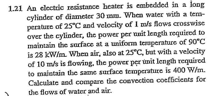 Solved An Electric Resistance Heater Is Embedded In A Chegg