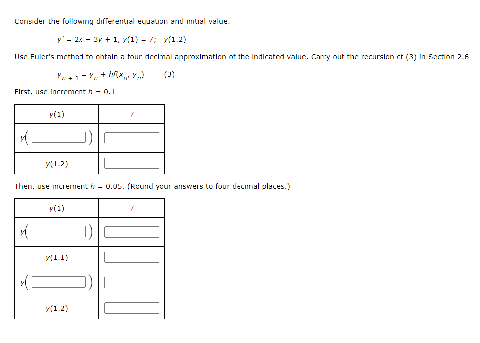 Solved Consider The Following Differential Equation And Chegg