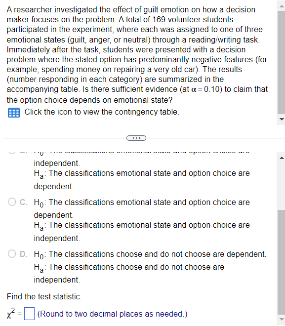 Solved Begin Tabular Lccc Hline Multicolumn 2 C B Chegg