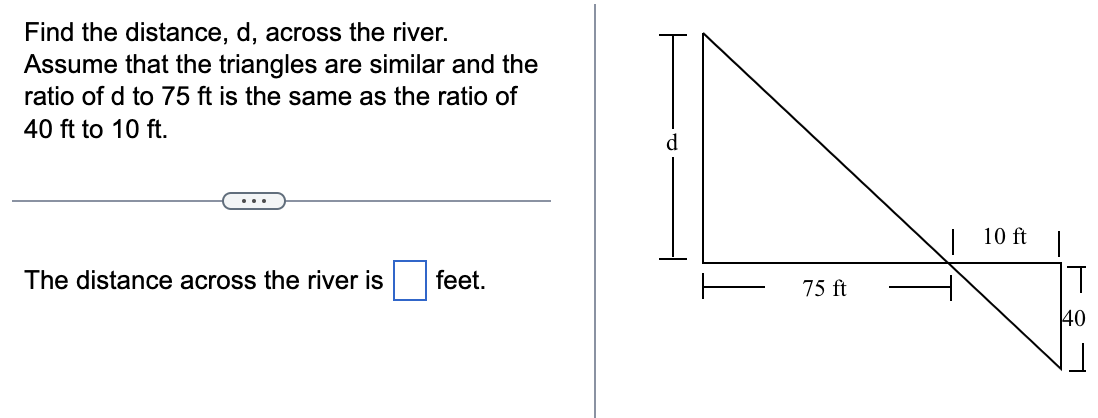 Solved Find The Distance D Across The River Assume That Chegg