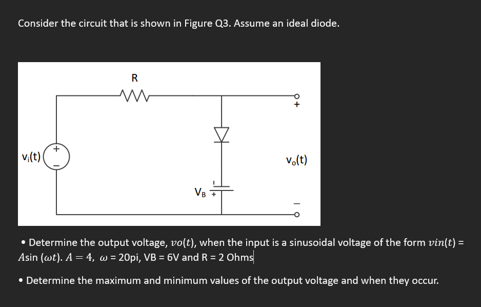 Solved Consider The Circuit That Is Shown In Figure Q3 Chegg