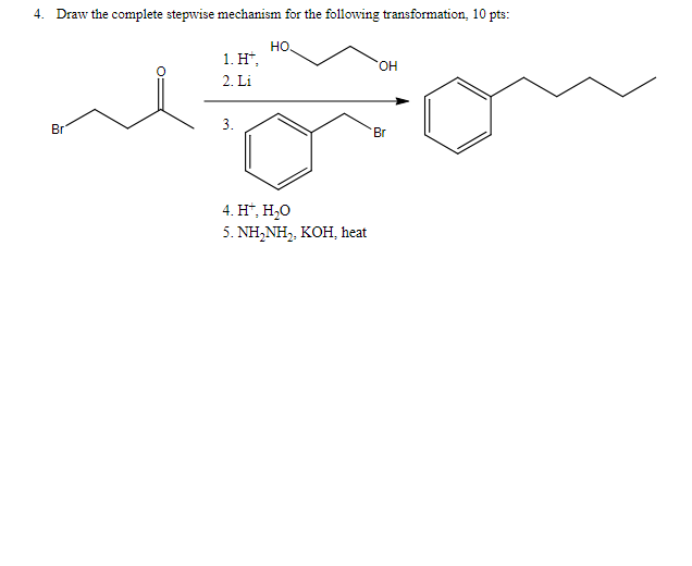 Solved Propose The Forward Synthesis For The Following Chegg