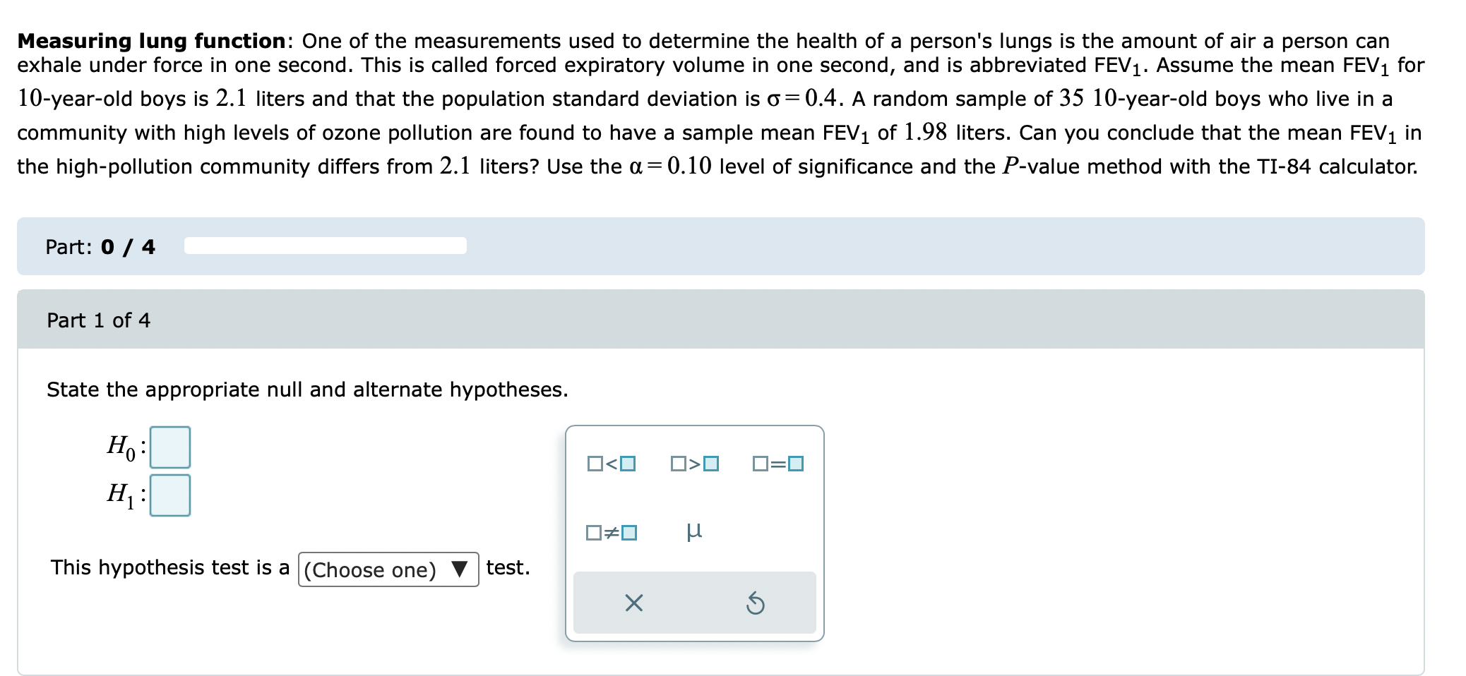 Solved Measuring Lung Function One Of The Measurements Used Chegg