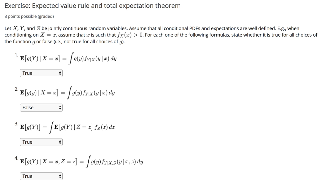 Solved Exercise Expected Value Rule And Total Expectation Chegg