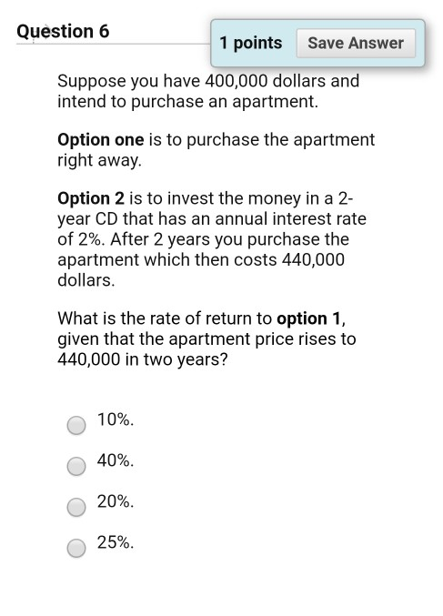 Solved Question Points Save Answer Consider The Quantity Chegg