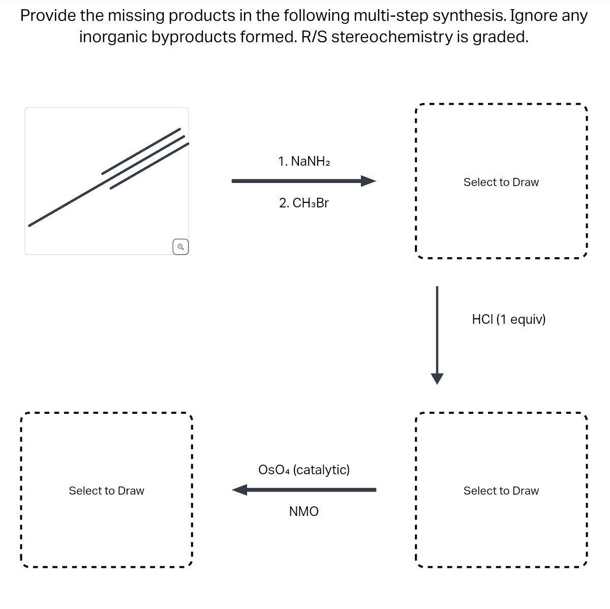 Solved Provide The Missing Products In The Following Chegg