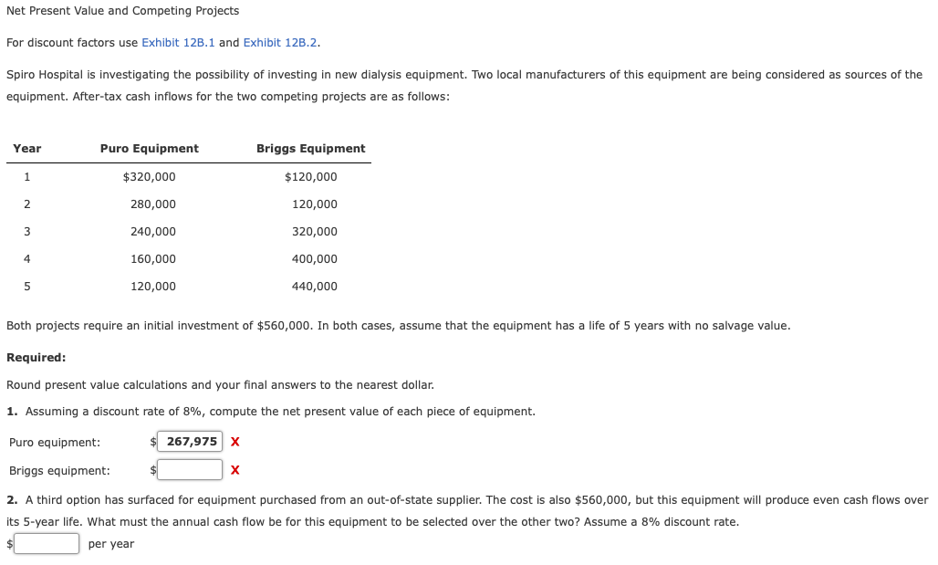 Solved Payback Period Each Of The Following Scenarios Is Chegg