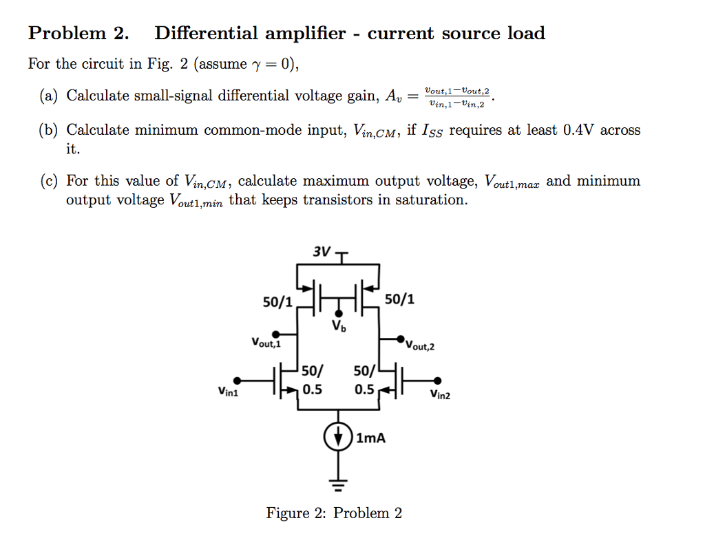 Current Source Using Differential Amplifier Calculator