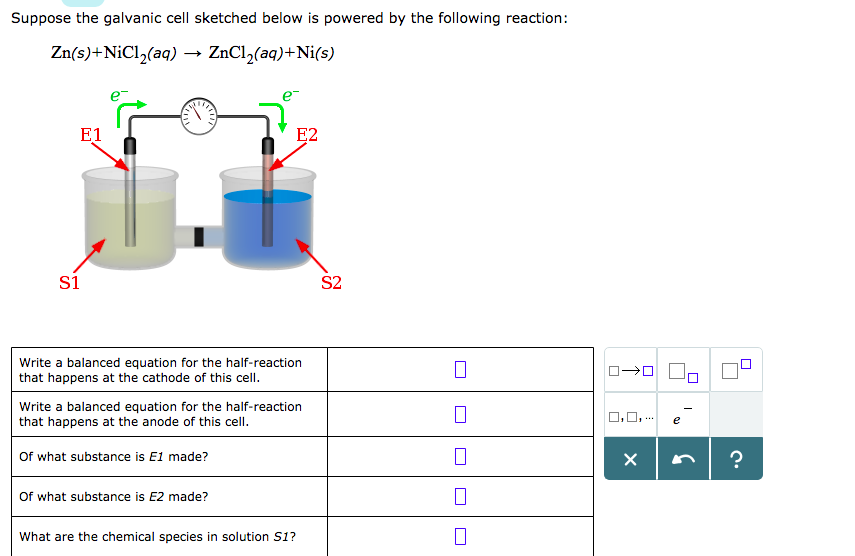 Solved Write A Balanced Equation For The Half Reaction That Chegg